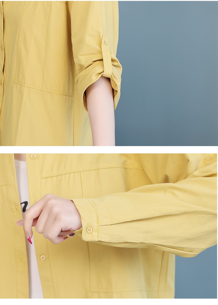 Lazy red tops Korean style Western style shirt for women