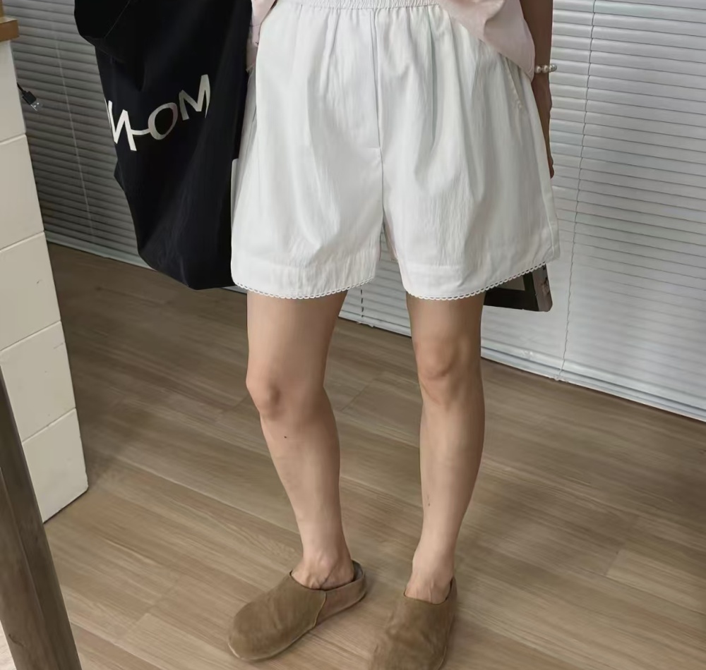 Straight shorts Casual wide leg pants for women