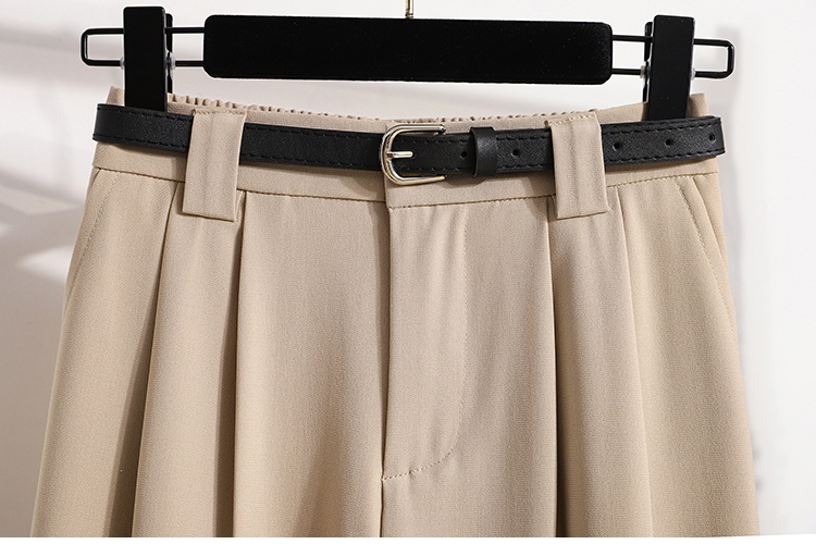 Straight casual pants loose nine pants for women