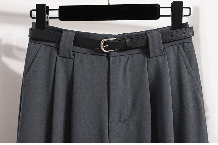 Straight casual pants loose nine pants for women