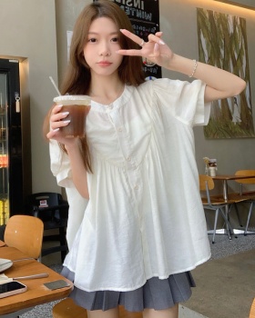 Niche sunscreen shirt large yard tops for women