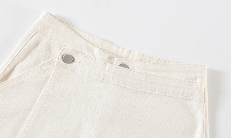Slim A-line package hip jeans niche summer skirt for women