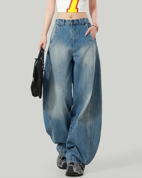 American style washed jeans retro Casual long pants