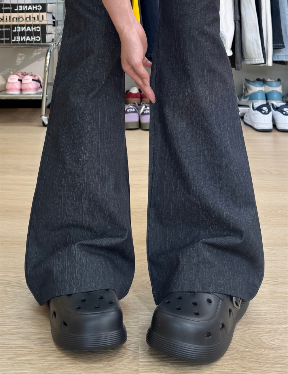 Thin slim suit pants summer high waist pants for women
