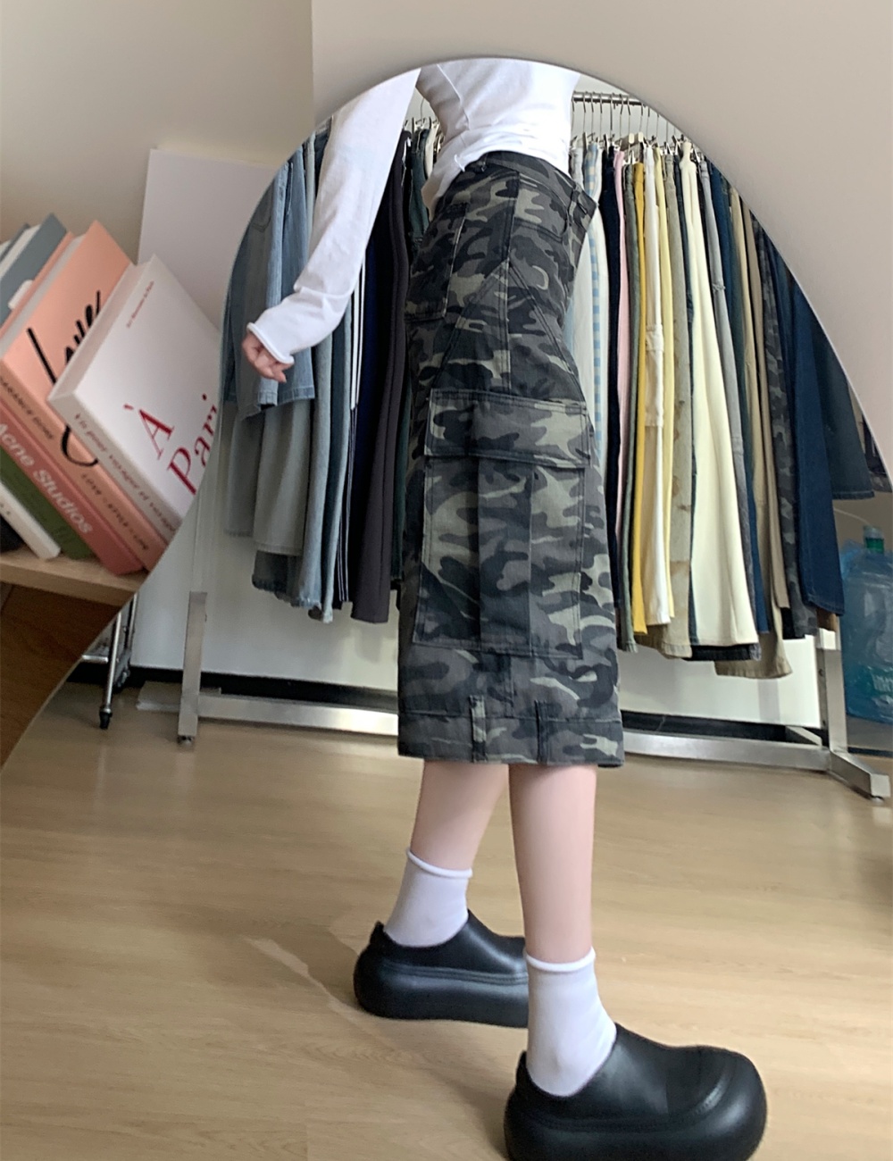 Spicegirl summer jeans camouflage shorts
