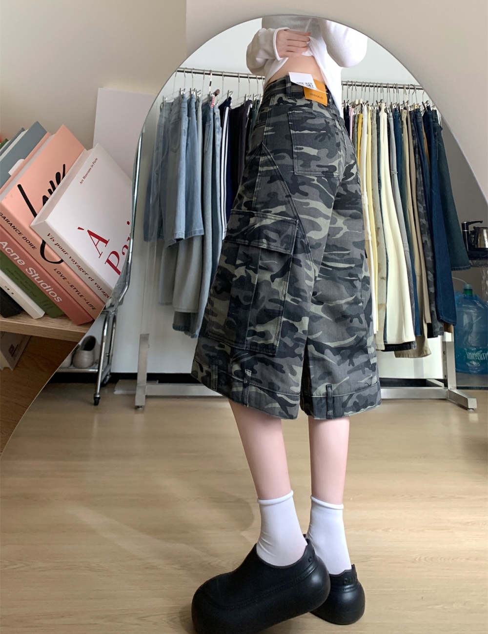 Spicegirl summer jeans camouflage shorts