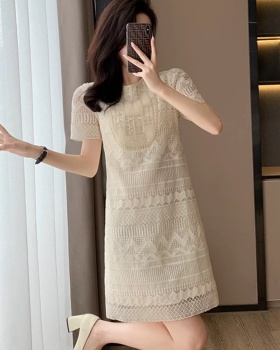 Light luxury summer temperament France style noble dress