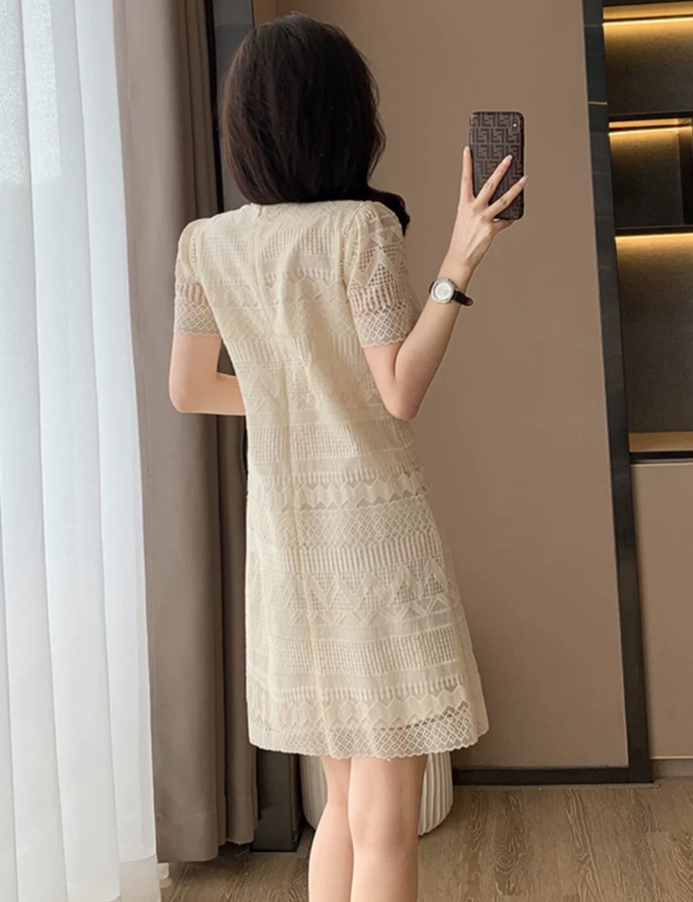 Light luxury summer temperament France style noble dress