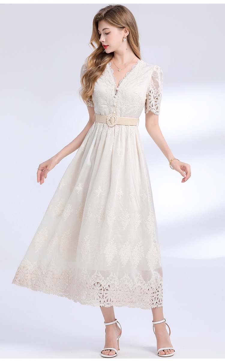 Temperament dress big skirt long dress for women