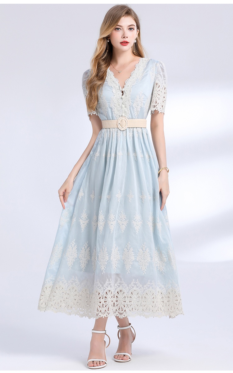 Temperament dress big skirt long dress for women