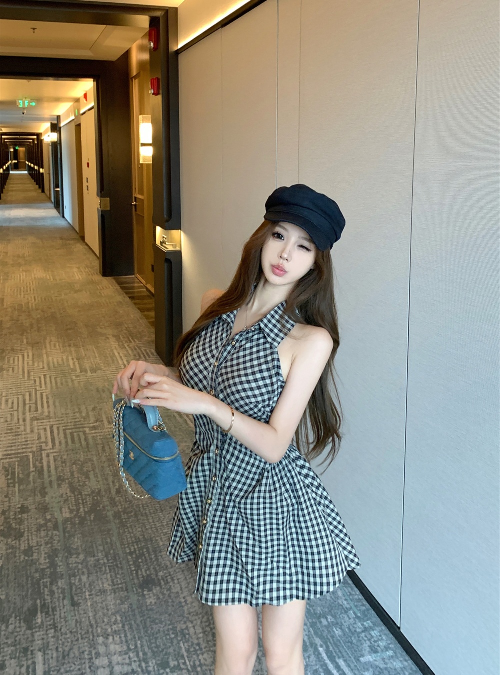 College style temperament dress 2pcs set for women