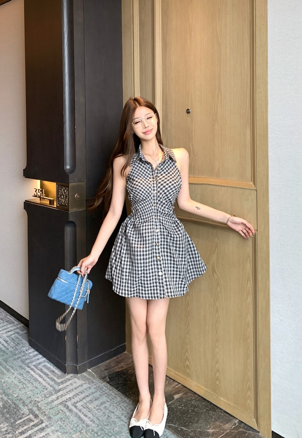 College style temperament dress 2pcs set for women