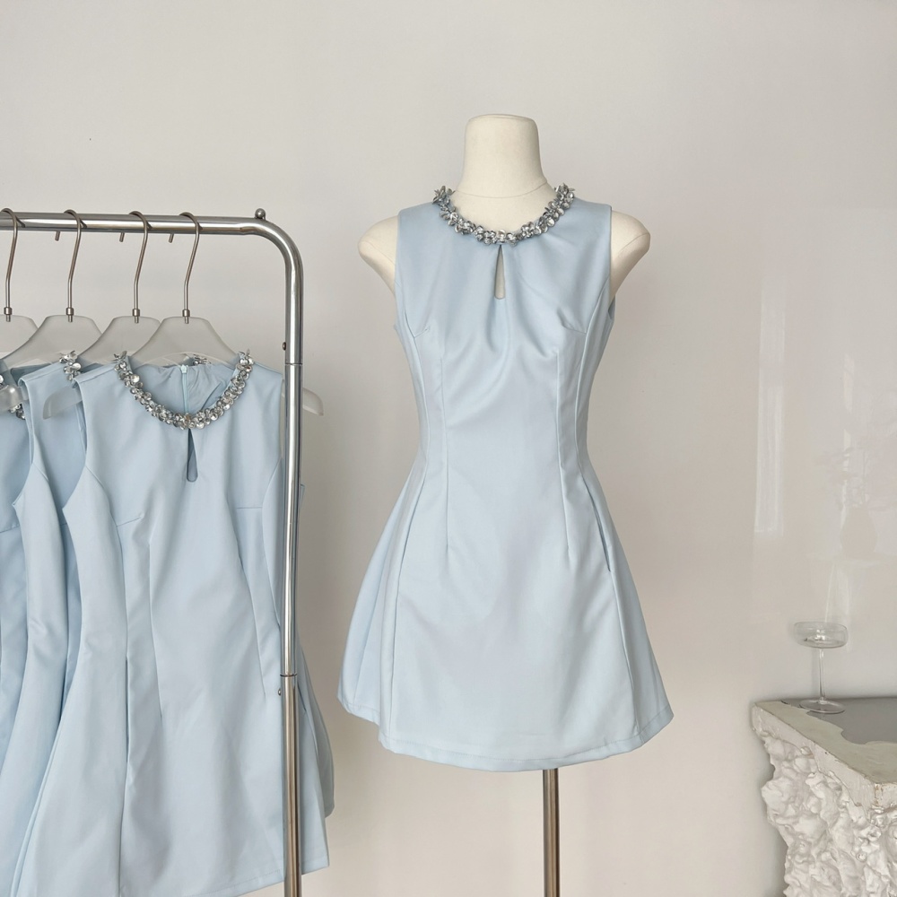 France style sleeveless dress summer dress for women