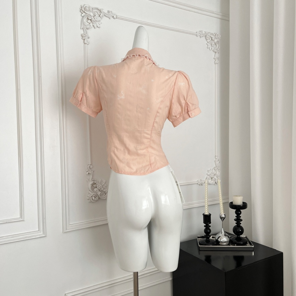 College style niche dress summer shirt a set