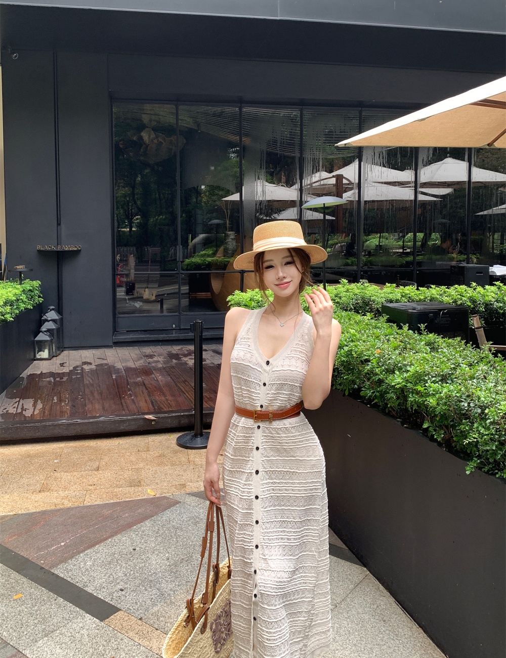 Casual temperament dress slim long dress for women
