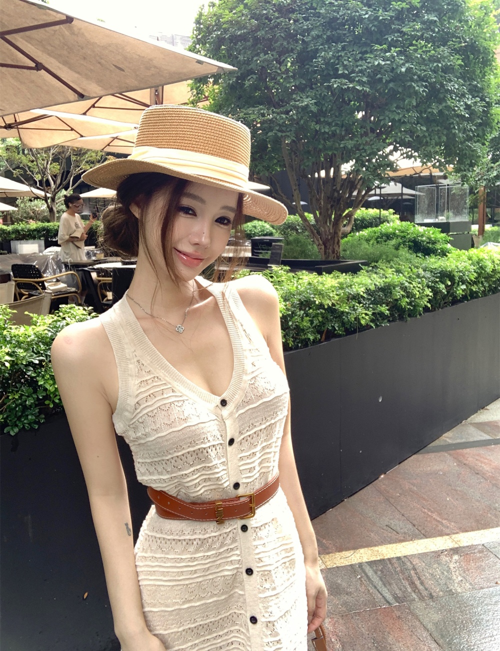 Casual temperament dress slim long dress for women