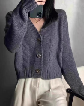 Outside the ride pure coat loose cardigan for women