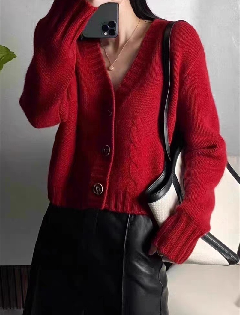 Outside the ride pure coat loose cardigan for women