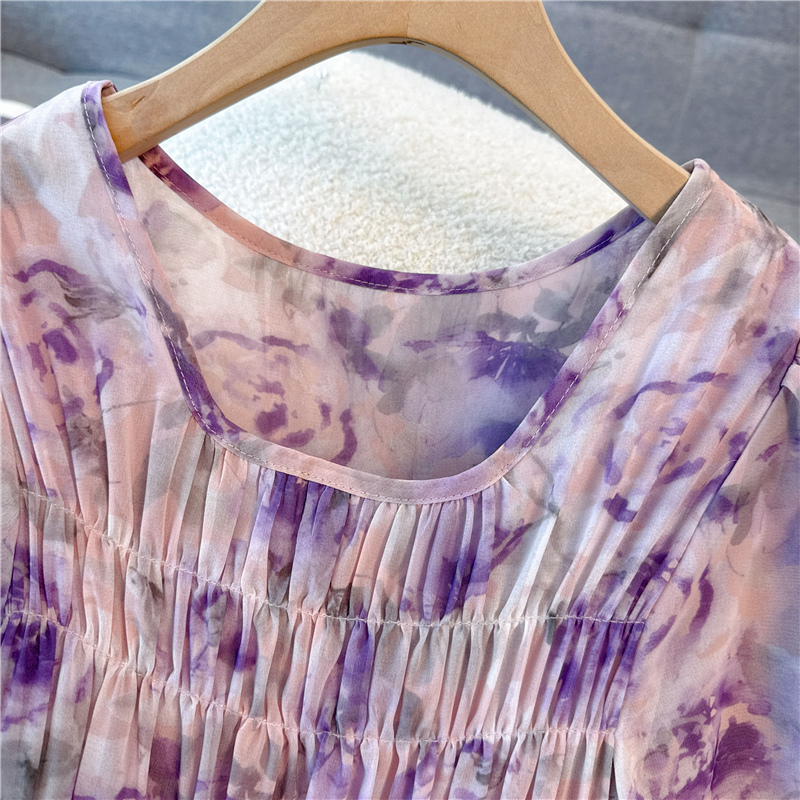 Thin Cover belly large yard vacation slim light dress