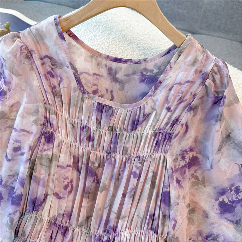 Thin Cover belly large yard vacation slim light dress