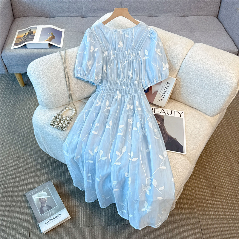 Banquet high waist vacation long dress for women