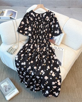 Light cool high waist slim long dress for women