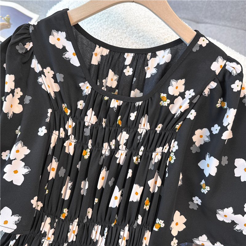 Light cool high waist slim long dress for women