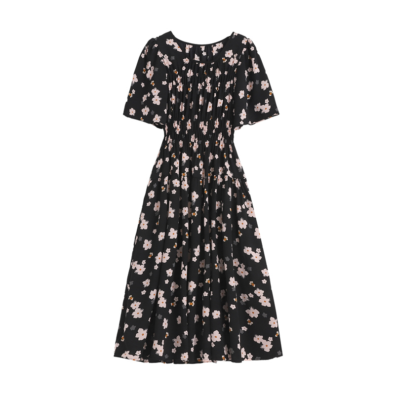 Light cool high waist slim long dress for women