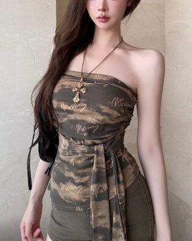 Beauty back bandage spicegirl irregular wrapped chest vest