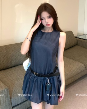 Slim business suit T-back for women