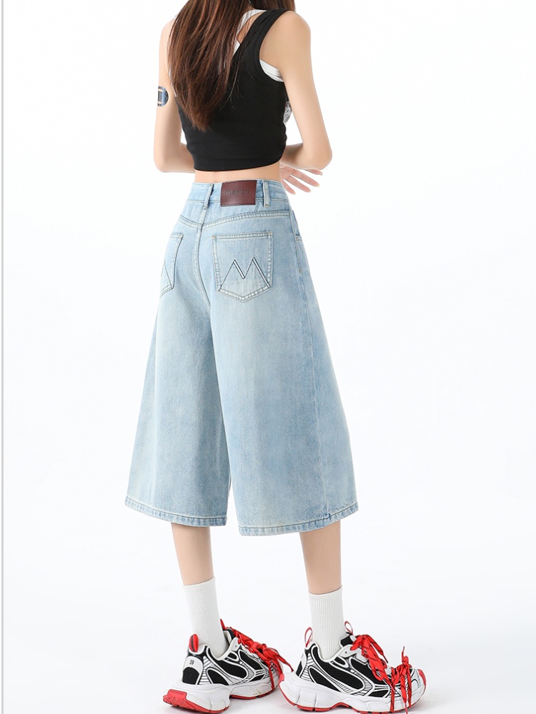 Retro Casual jeans seven tenths five pants for women