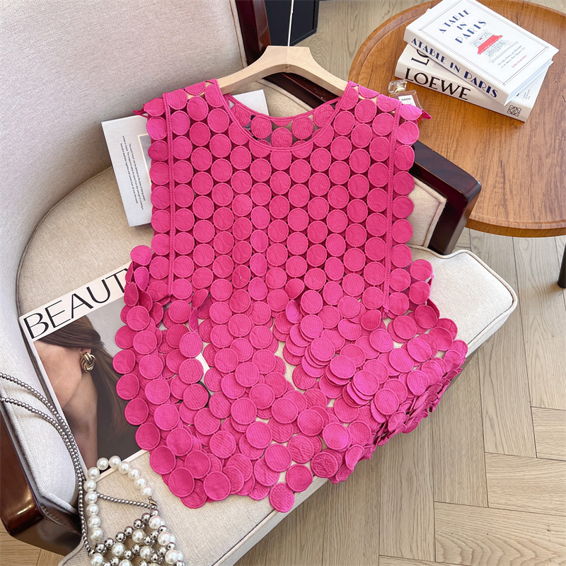 France style Casual tops tassels irregular vest