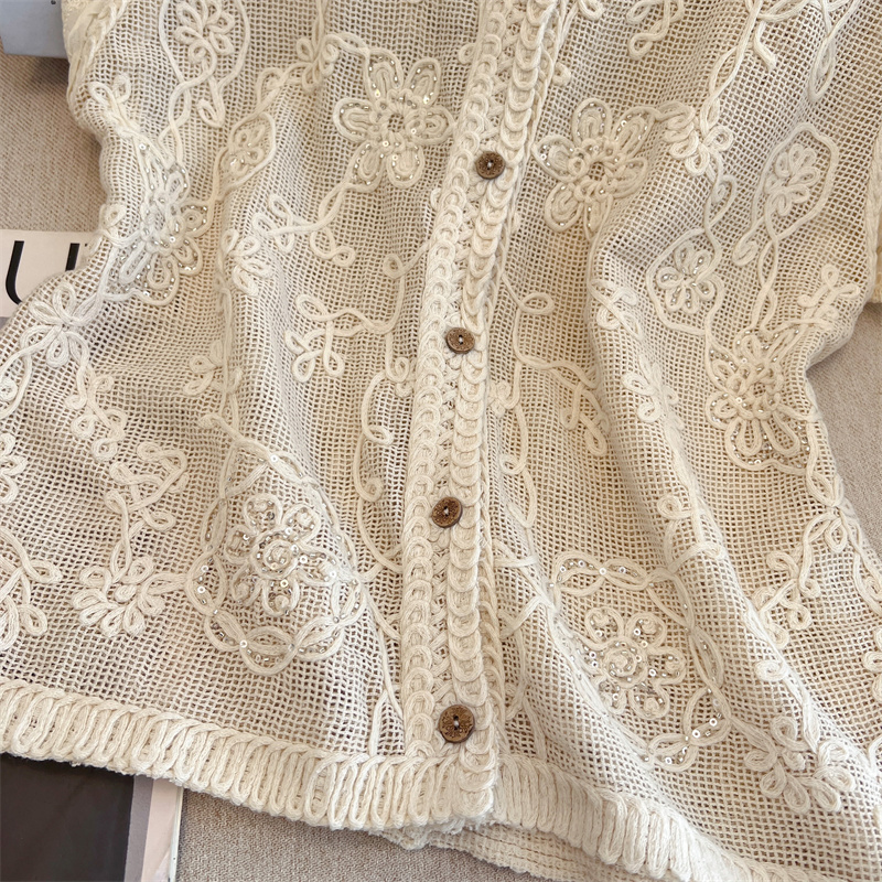 France style V-neck vest temperament tops for women