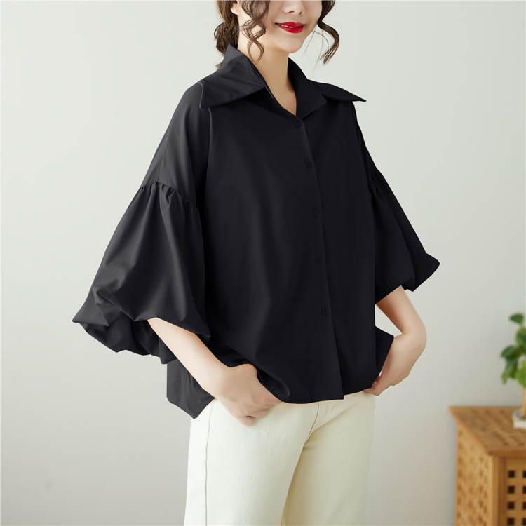 All-match simple shirt personality tops