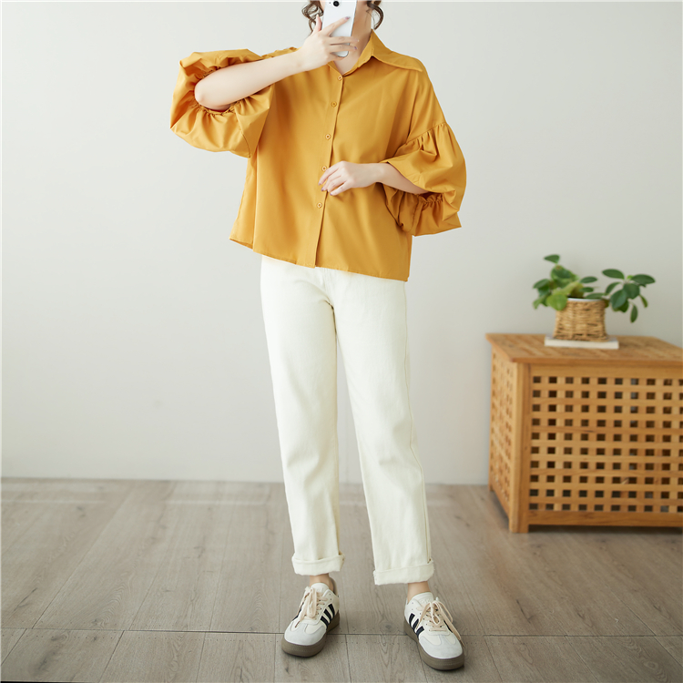 All-match simple shirt personality tops
