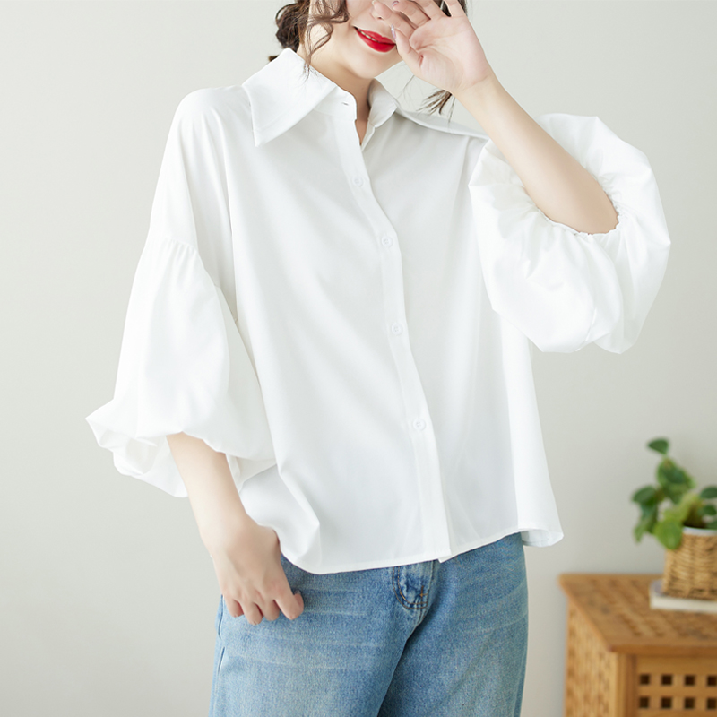 All-match simple shirt personality tops