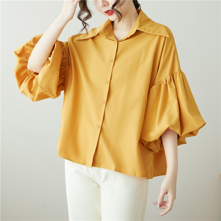 All-match simple shirt personality tops
