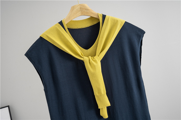 Classic summer dress collocation vest for women