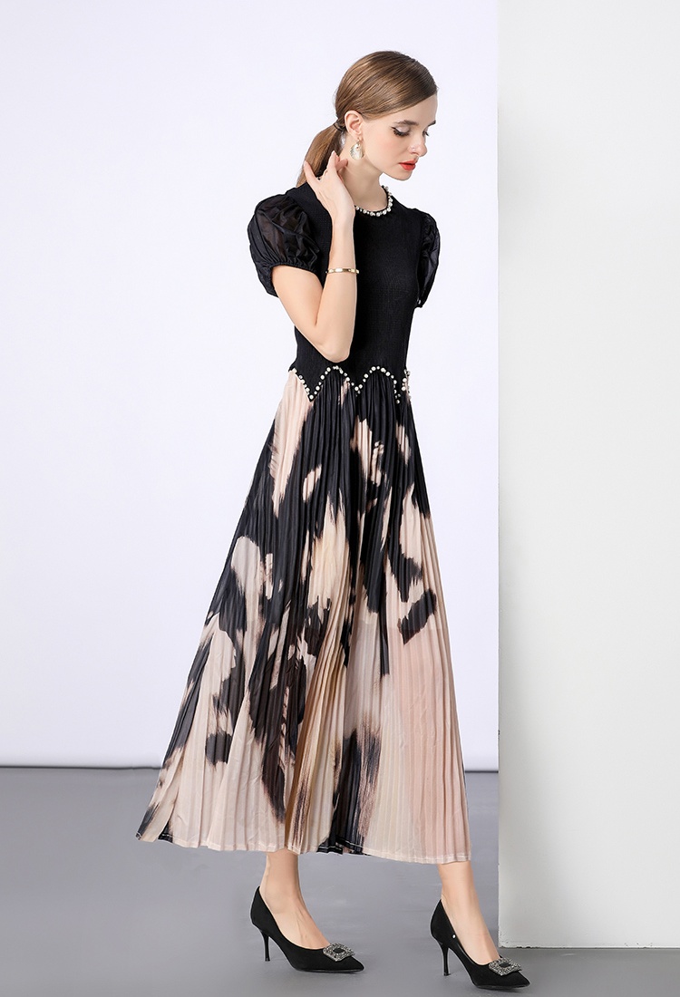 Pleats Please short sleeve dress not Bohemian beach dress