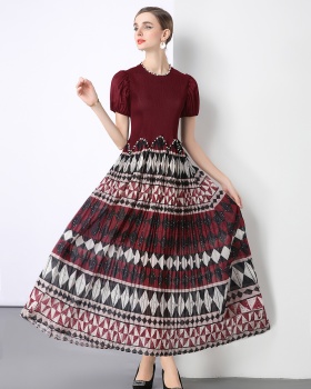 Fold Pleats Please Bohemian beach dress not dress