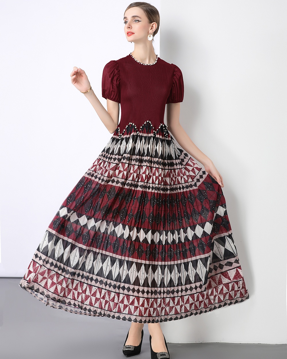 Fold Pleats Please Bohemian beach dress not dress