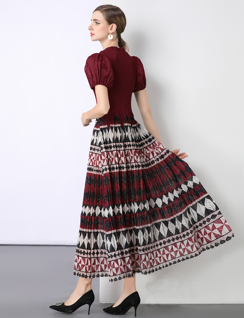 Fold Pleats Please Bohemian beach dress not dress