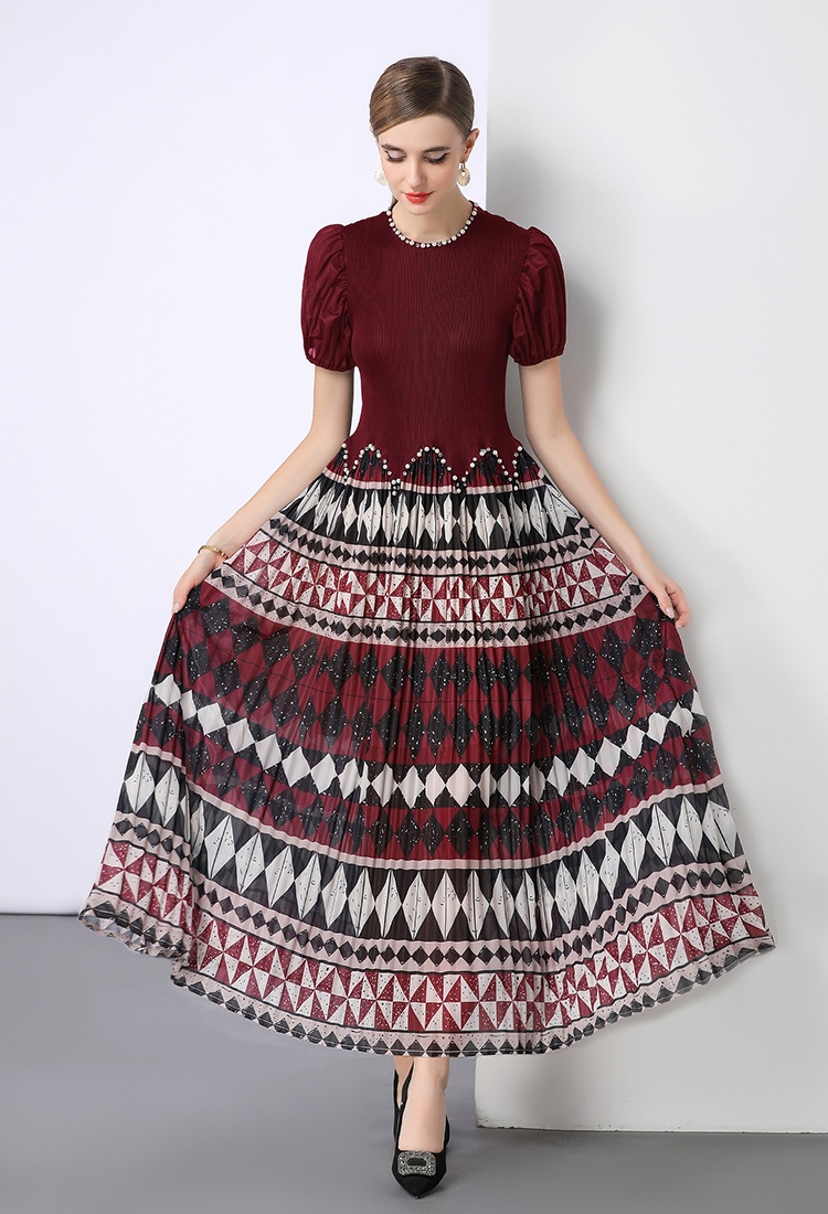 Fold Pleats Please Bohemian beach dress not dress