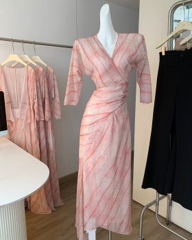 Frenum long dress temperament dress for women
