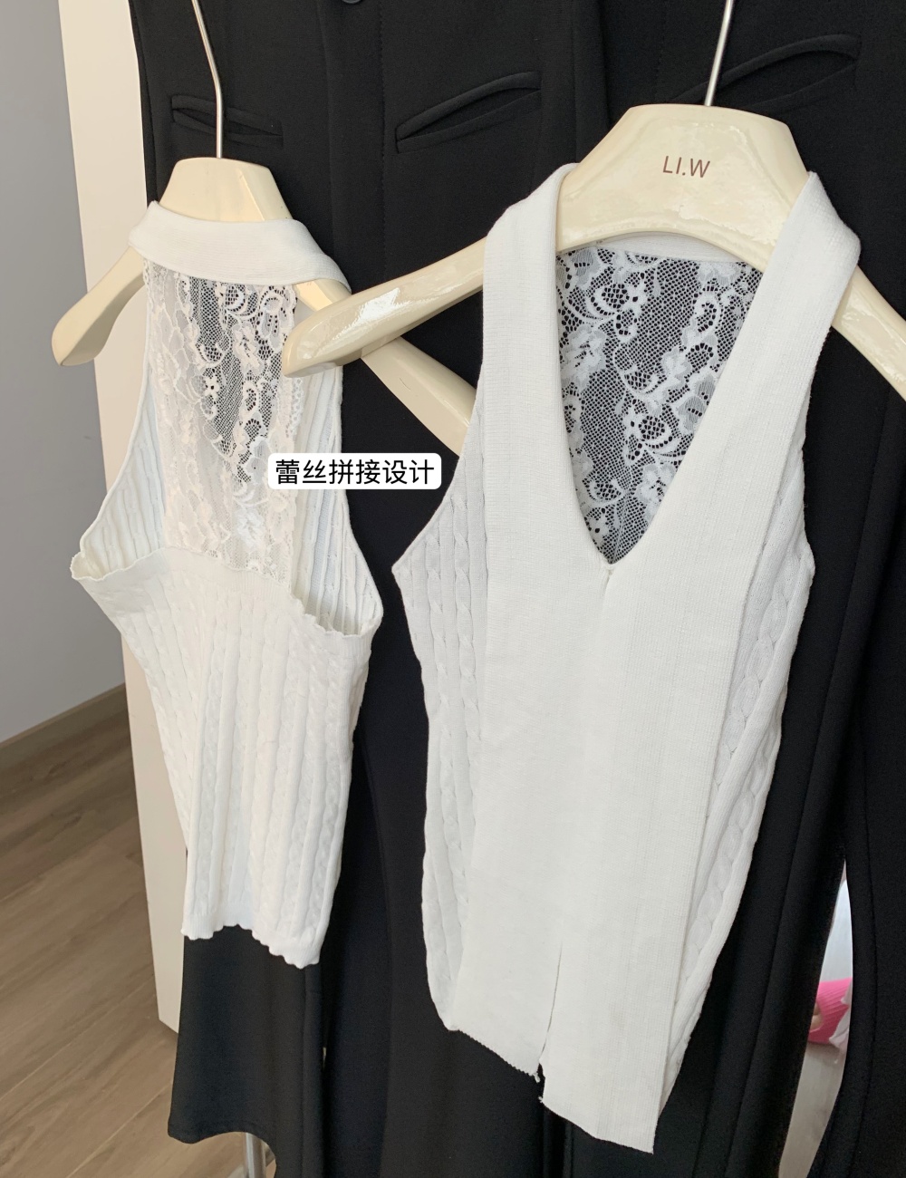 Pleated white skirt wears outside tops a set for women