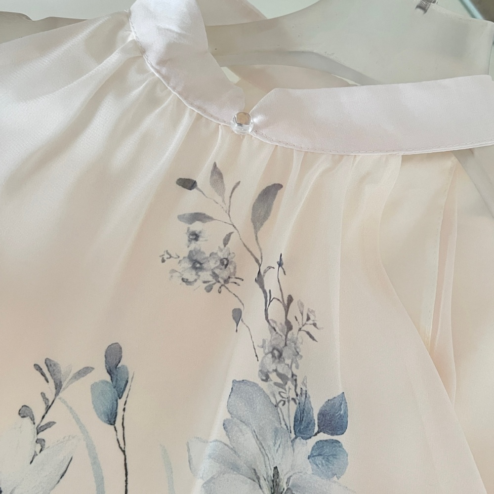 Temperament elegant short skirt slim gradient tops a set