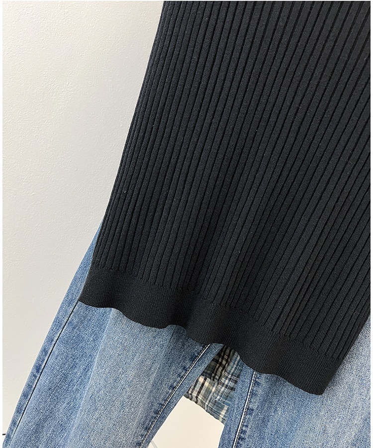 Summer knitted vest sling ice silk business suit