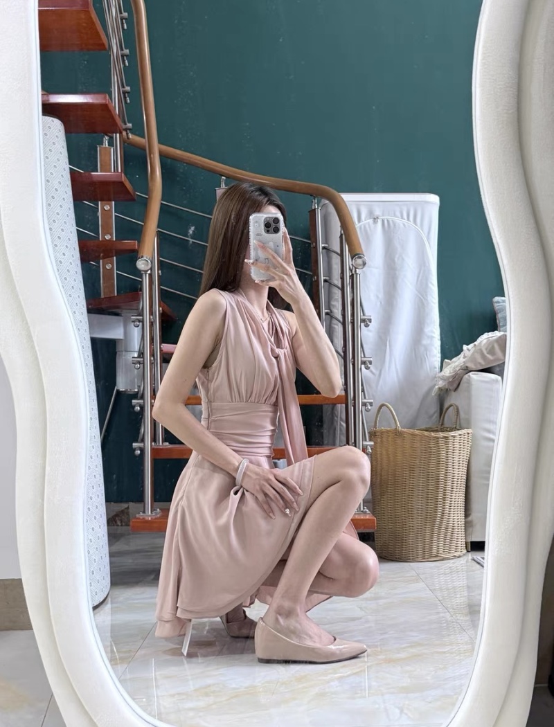 Temperament frenum T-back summer heart dress for women