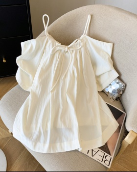 Vacation sling temperament tops show young tender shirt