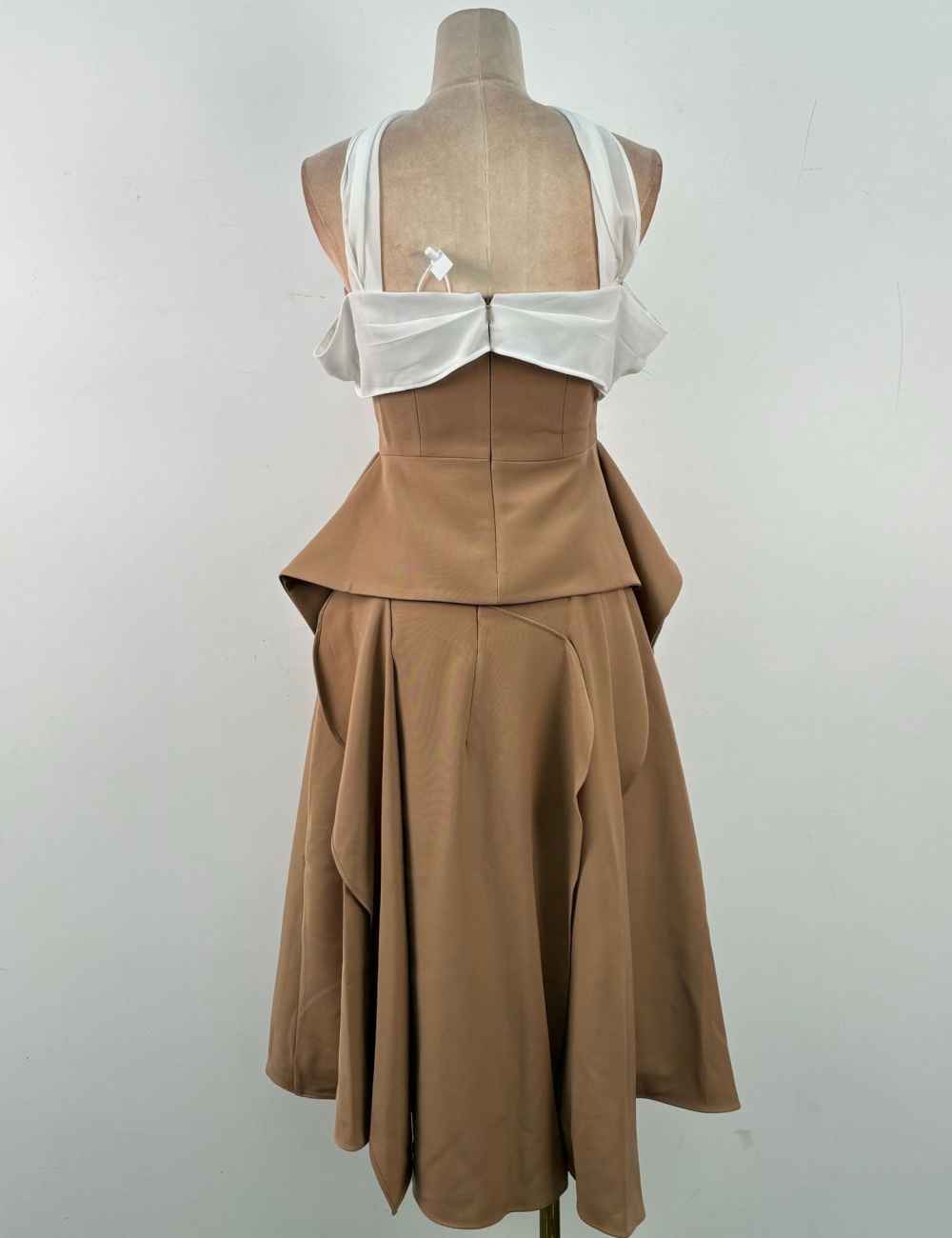 Niche long dress intellectuality tops 2pcs set